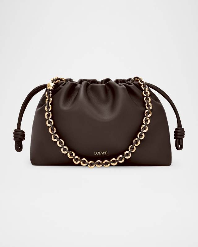 Flamenco Shoulder Bag in Smooth Leather